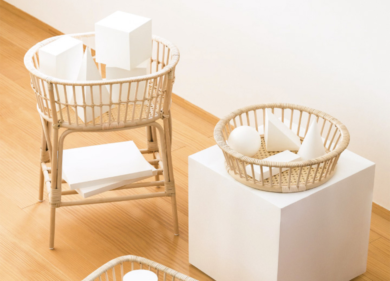 ハイル | 脚付きかご - ツルヤ商店