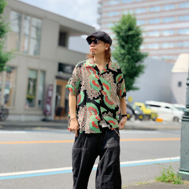 SUN SURF / HAWAIIAN S/S SHIRT “PEACOCK”