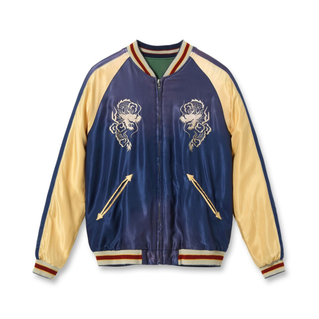 テーラー東洋 / Early 1950s Style Acetate Souvenir Jacket “TIGER