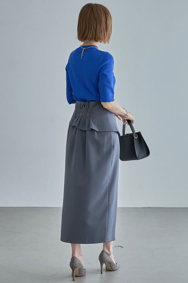 Takakoさん着用】ラップベルト付きタイトスカート