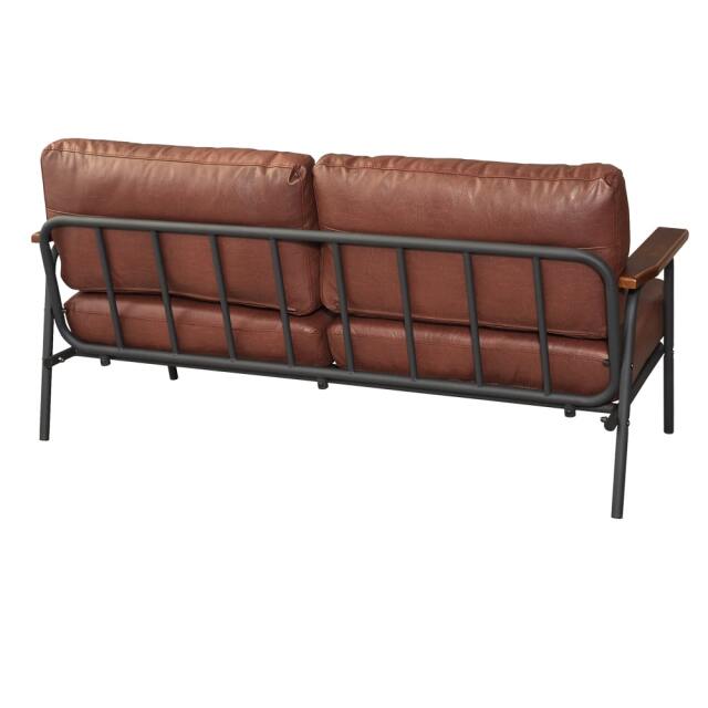 ソフトレザー2人掛けソファ｜北欧ヴィンテージ家具アンバーデザイン