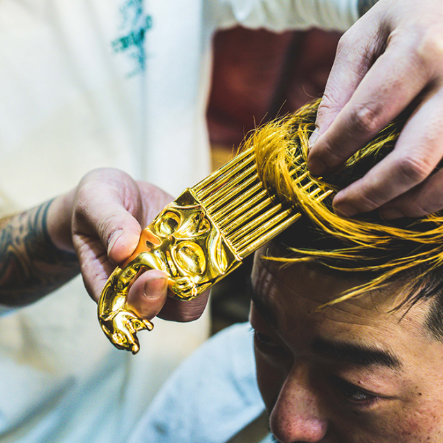 MR.BROTHERS CUT CLUB OSAKA × AMERICAN WANNABE 「Black Panther Afro