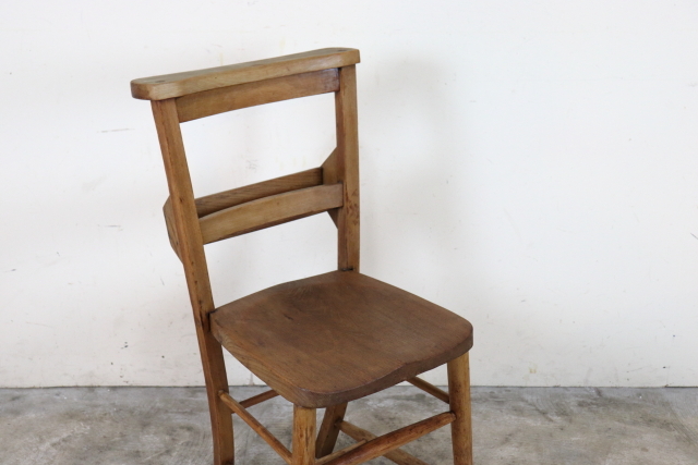 チャーチチェア 聖書入れ付 イギリス ち56-3