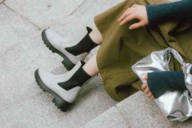 BARCLAY（バークレー）パイロンソールサイドゴアブーツ ブラック