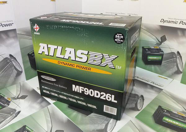 ATLASBX 90D26L アトラス 自動車 用 バッテリー ATLAS 車