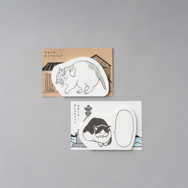 直島ねこメモパッド_Naoshima Cat Memo Pad ベネッセハウス オンライン