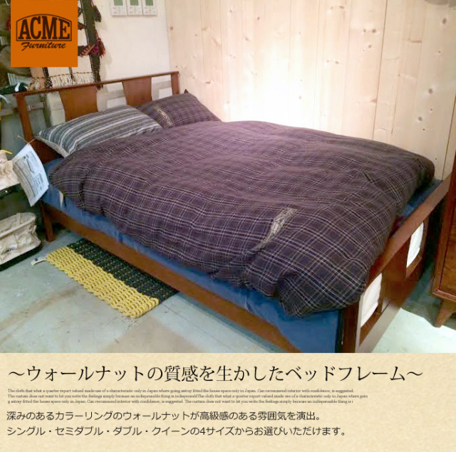 BROOKS BED(ブルックスベッド) ダブルサイズ ACME Furniture