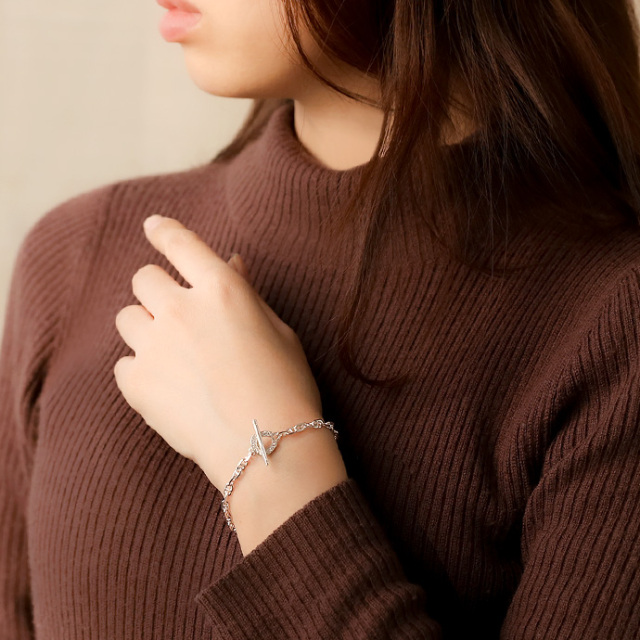 SHUMAIL (シュメール) ブランド ジルコニア ホースシュー ブレスレット