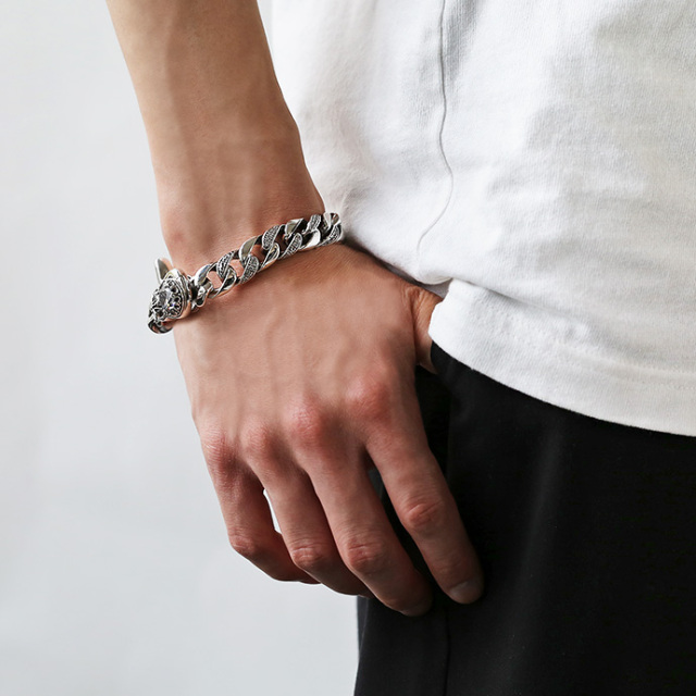 ジルコニアクラウンクラシックブレスレット｜シルバー925｜ラッピング無料