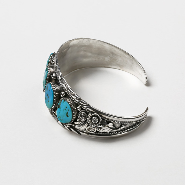 ファイブターコイズバングル｜シルバーアクセサリー