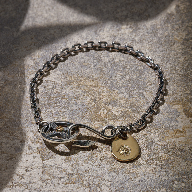 イーグルフック メディスンホイール チェーンブレスレット シルバー925