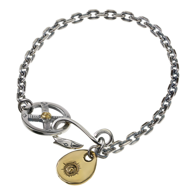 イーグルフック メディスンホイール チェーンブレスレット シルバー925