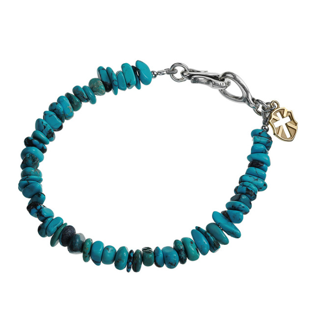 FLUI (フルイ) ブランド ターコイズ ブレスレット メンズ アクセサリー