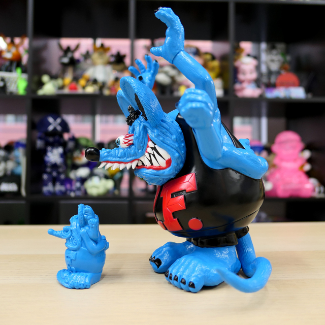 Magical Mosh Misfits x BlackBook Toy:Asura Rat Fink BL Fink