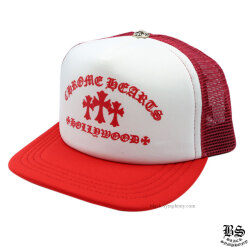 クロムハーツトラッカーキャップキングタコマルチカラークロスブラック