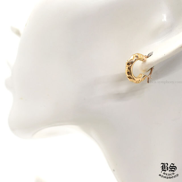 クロムハーツタイニースクロールフープピアス22K|クロムハーツ通販専門