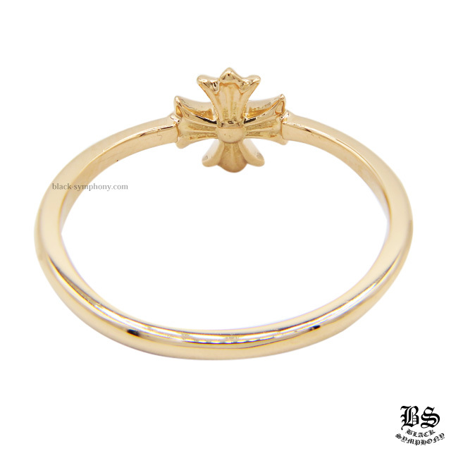 クロムハーツバブルガムリングCHプラス22Kゴールドwithダイヤモンド