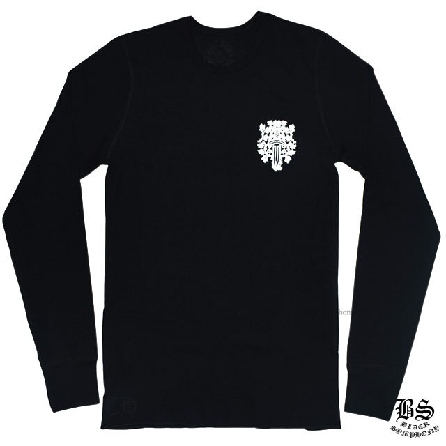 chromehearts】クロムハーツロングワッフルTシャツ ヘアリーダガー