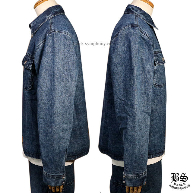 クロムハーツワークドッグインディゴデニムジャケット|クロムハーツ