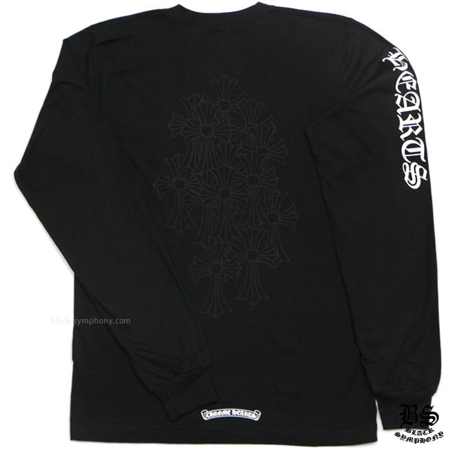 クロムハーツロングTシャツセメタリークロスブラック|クロムハーツ通販