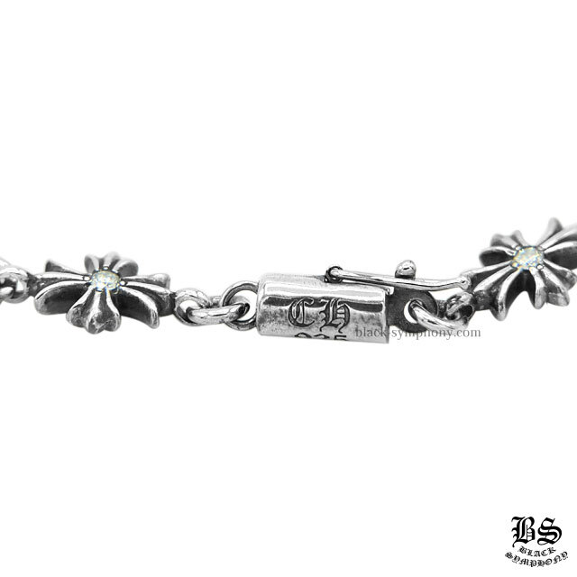 クロムハーツタイニーECHプラスブレスレットwithパヴェダイヤモンド12