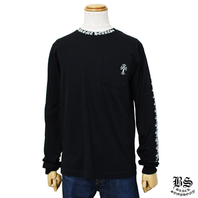 クロムハーツロングTシャツCHクロスブラック|クロムハーツ通販専門店