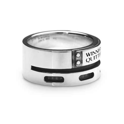 送料無料】Dr MONROE(ドクターモンロー) メッセージリング FC-98TE-SV