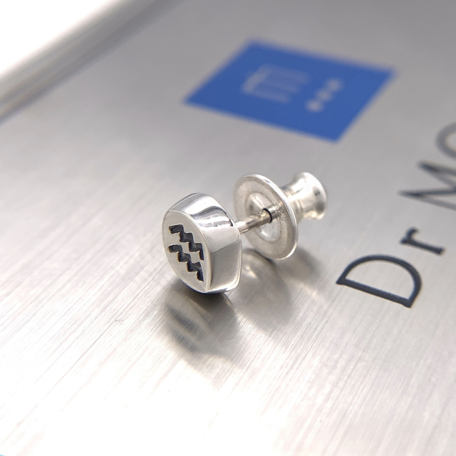 みずがめ座メンズピアス snd-096