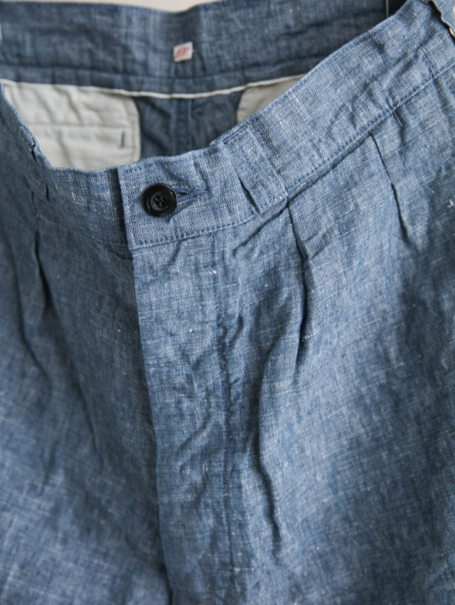 OUTIL ウティ｜pantalon laure ショートパンツ l.indigo