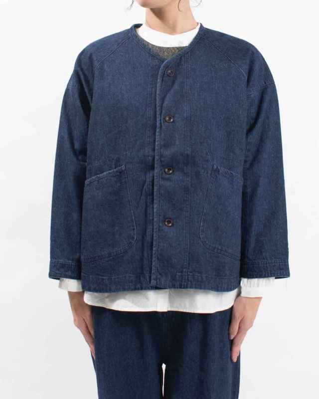 YARRA リネン混ドルマンデニムジャケット ｜ナチュラルファッション