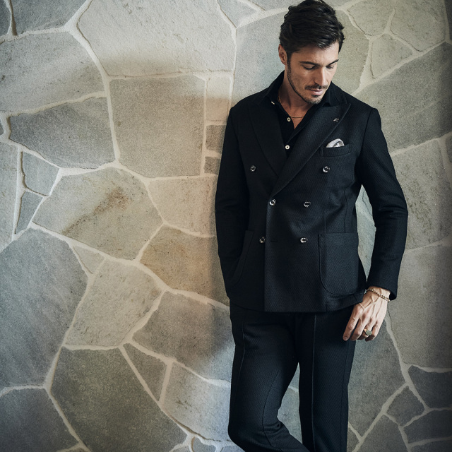 選べるセットアップ】ウールジャージセットアップ ハニカム