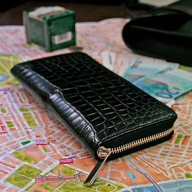 クロコダイルオーガナイザーウォレット[FK1205-sdgs] クロコダイル