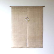 のれん おしゃれ 麻 和風 手描きのれん 山里桜 [wlj1014] | ギギliving