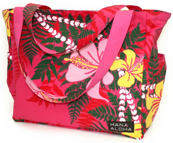 フラレッスンバッグ【HANA ALOHA 】オリジナル///ポケットいっぱいで