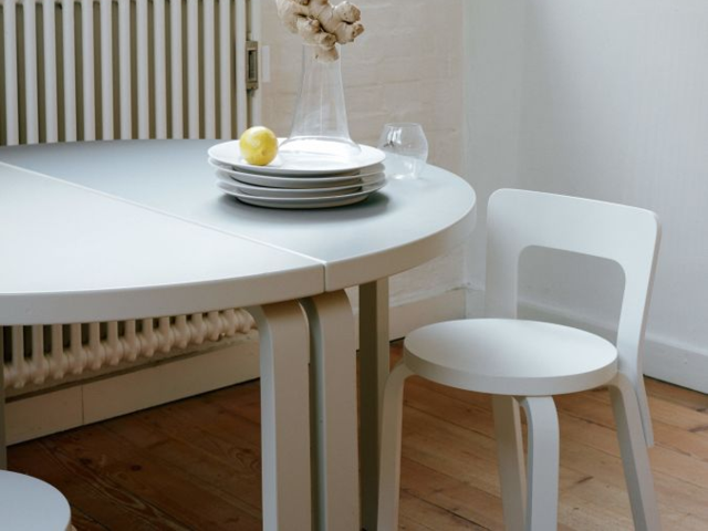 95テーブル ALVAR AALTO アルヴァ・アアルト artek アルテック 半円型