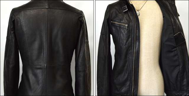 Haruf ブランド オイルレザー 革ジャン レザージャケット シングル