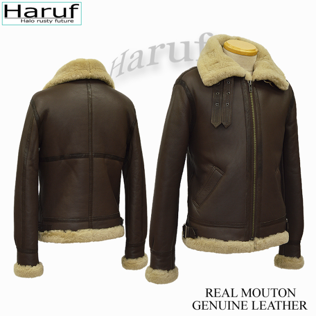 ムートンジャケット フライトジャケット B3 レザージャケット 革ジャン