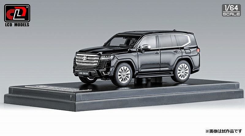 LCD 1/64 Toyota Land Cruiser LC300 ZX Black