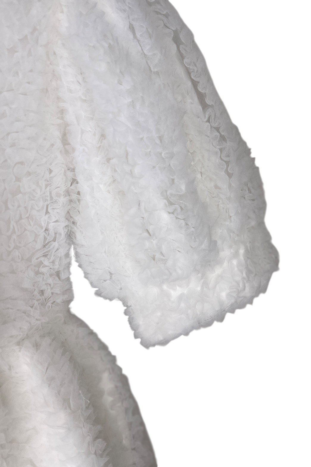 HONEY MI HONEY｜tulle puff sleeve tunic one-piece