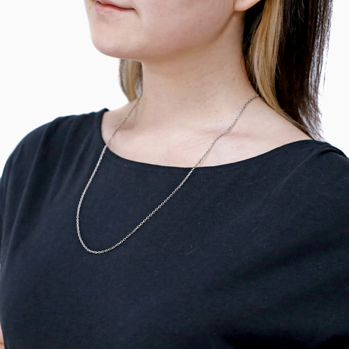 送料無料】プラチナ Pt950 Platinum ネックレス/チェーン アズキ/小豆