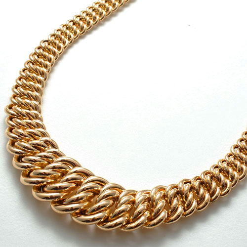 送料無料】【イタリア製】18金/イエローゴールド/K18YG/750 ネックレス