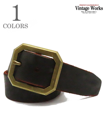 Vintage Works ヴィンテージワークス CHASHIN|真鍮バックル|7ホール