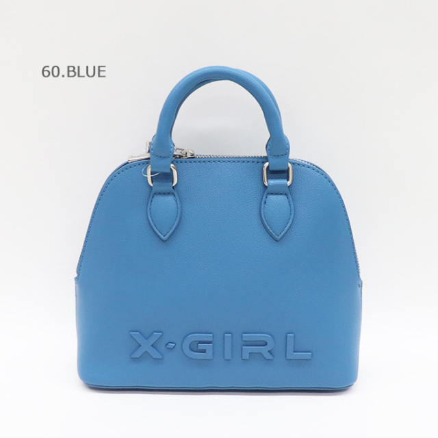 X-girl エックスガールFAUX LEATHER 2WAY BOSTON BAG バッグ 105234053007