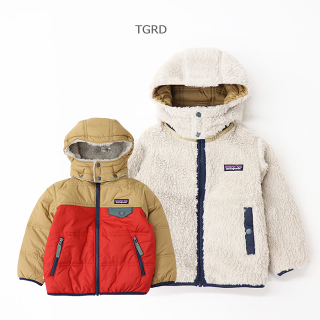 patagonia パタゴニア ベビー・リバーシブル・トリブルズ・フーディ 61160