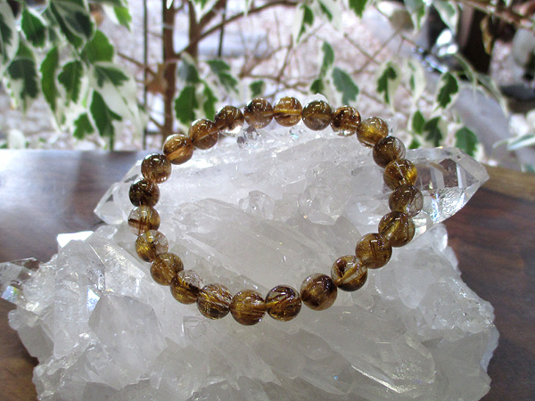 ルチルクォーツ 高品質ブレスレット 約7.5～8mm | 天然石アクセサリー