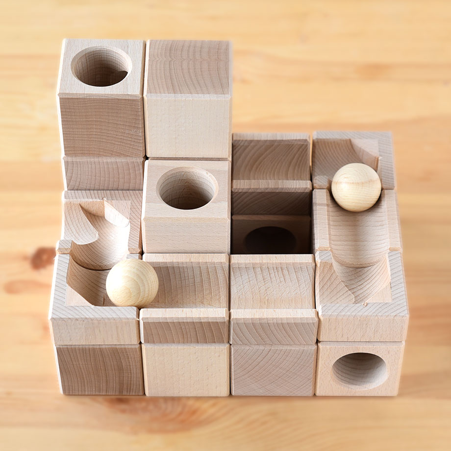 トンネルキューブ Mtoysアトリエ(松島洋一)｜木のおもちゃ KURABOKKO