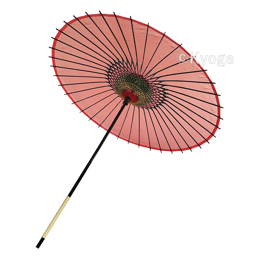 和傘・野点傘専門店 恭雅】絹傘 無地 赤 別注