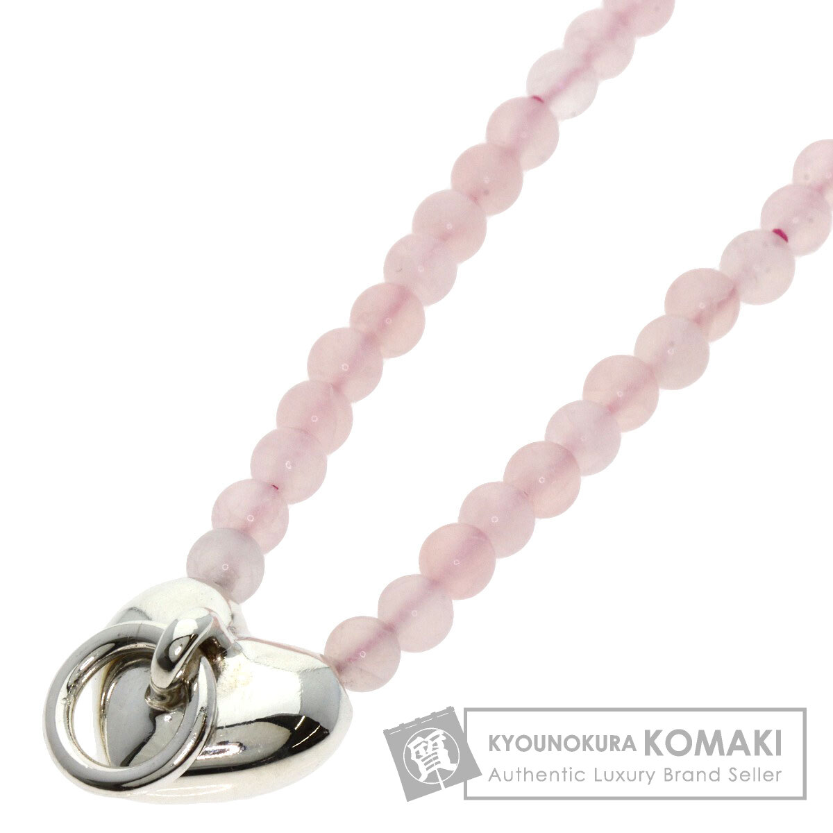 TIFFANY&Co. ティファニー ドアノック ローズクォーツ ネックレス