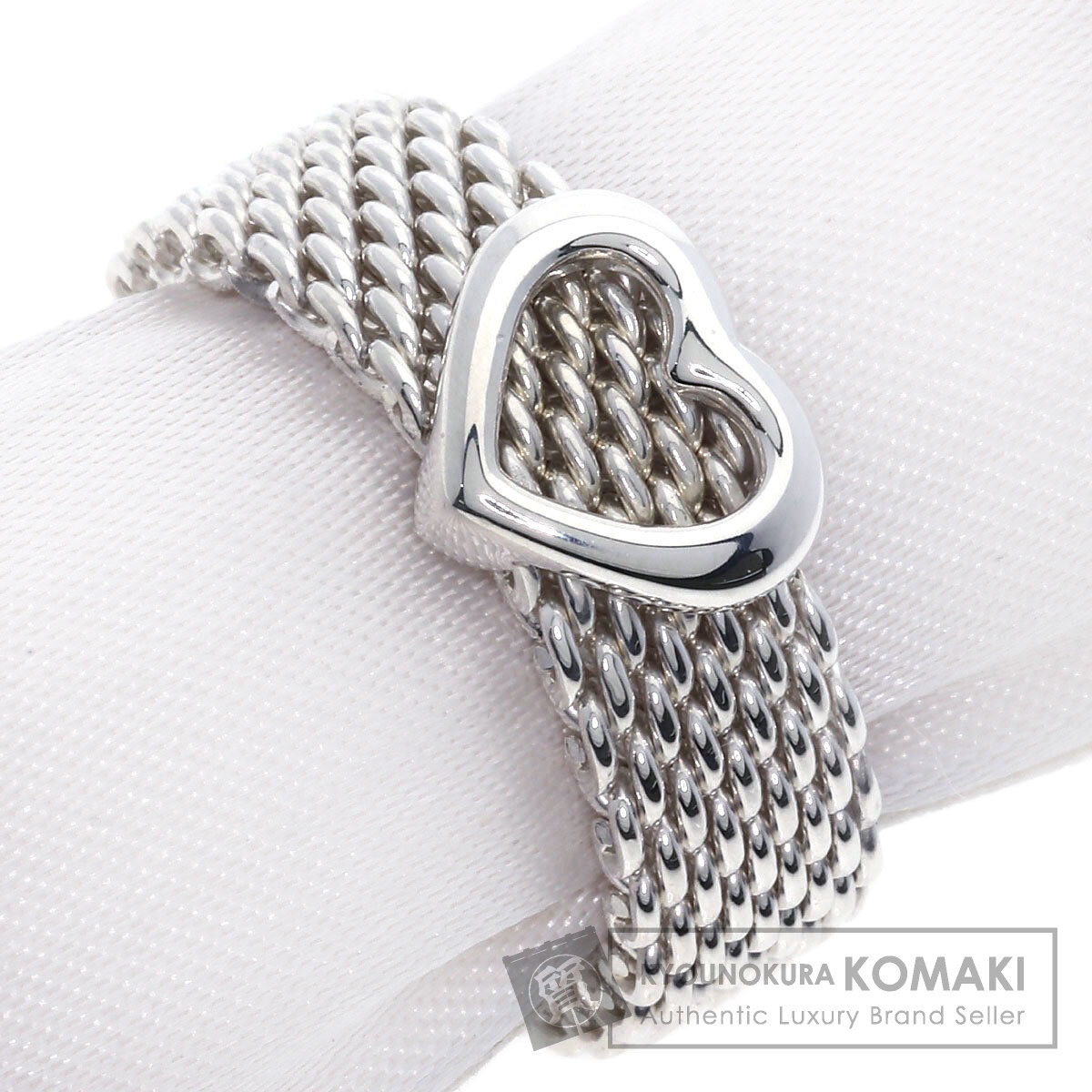 TIFFANY&Co. ティファニー サマセット メッシュ リング・指輪 シルバー