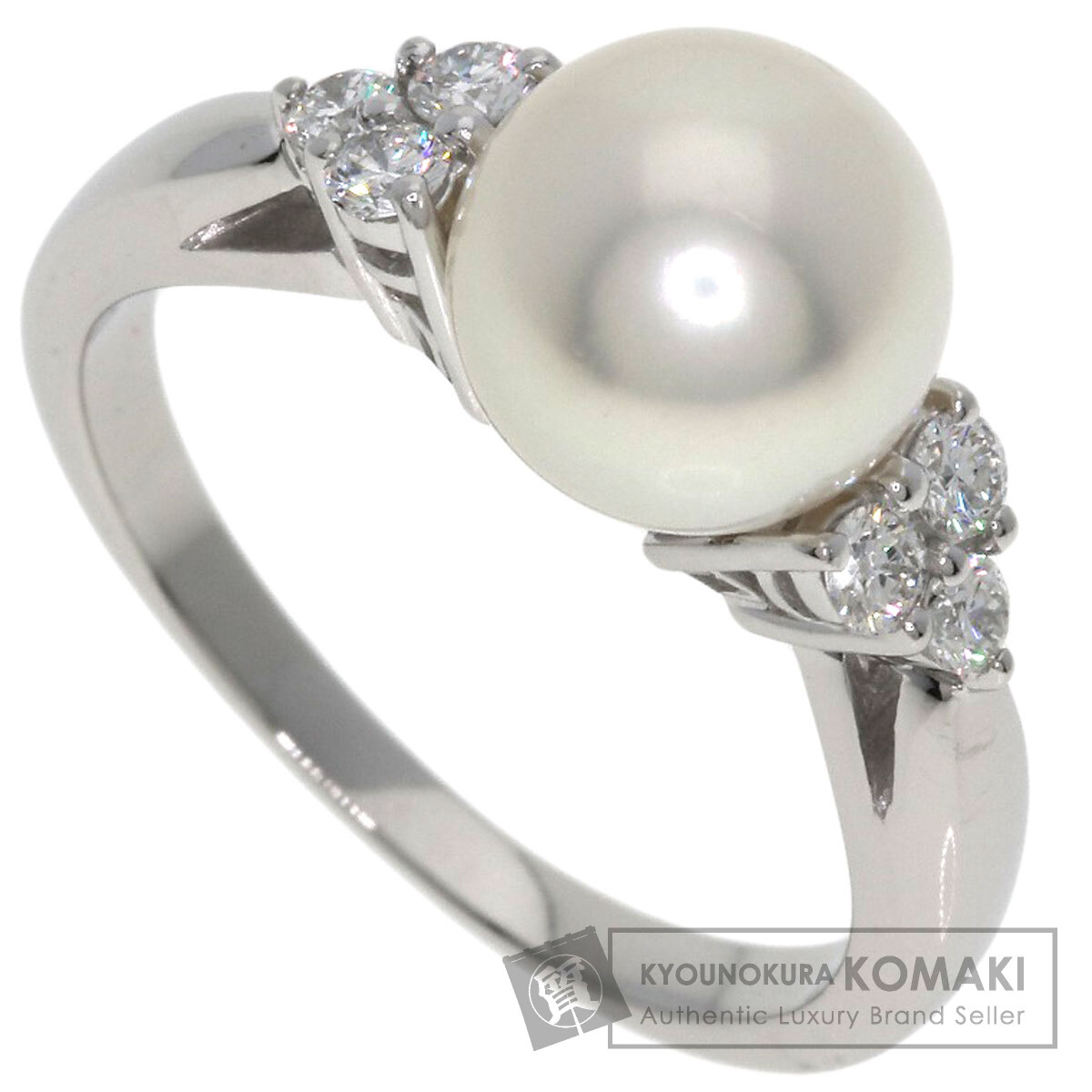 MIKIMOTO ミキモト パール 真珠 ダイヤモンド リング・指輪 プラチナ
